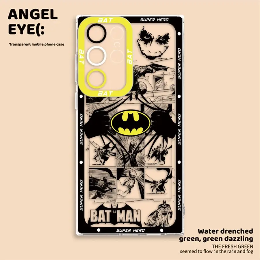 B-Batman Spider S-Superman Phone case for Samsung Galaxy A02 A03 s A04 e A05 A73 A16 A06 A31 A50 A10 A20 A21 A30 s A51 A71 A72