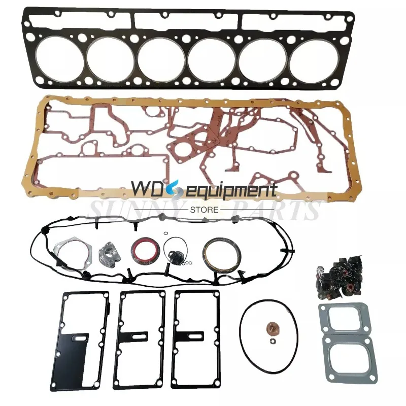 For Caterpillar excavator CAT 3126 Full Gaskets and Seals Kit 6 Cilinders