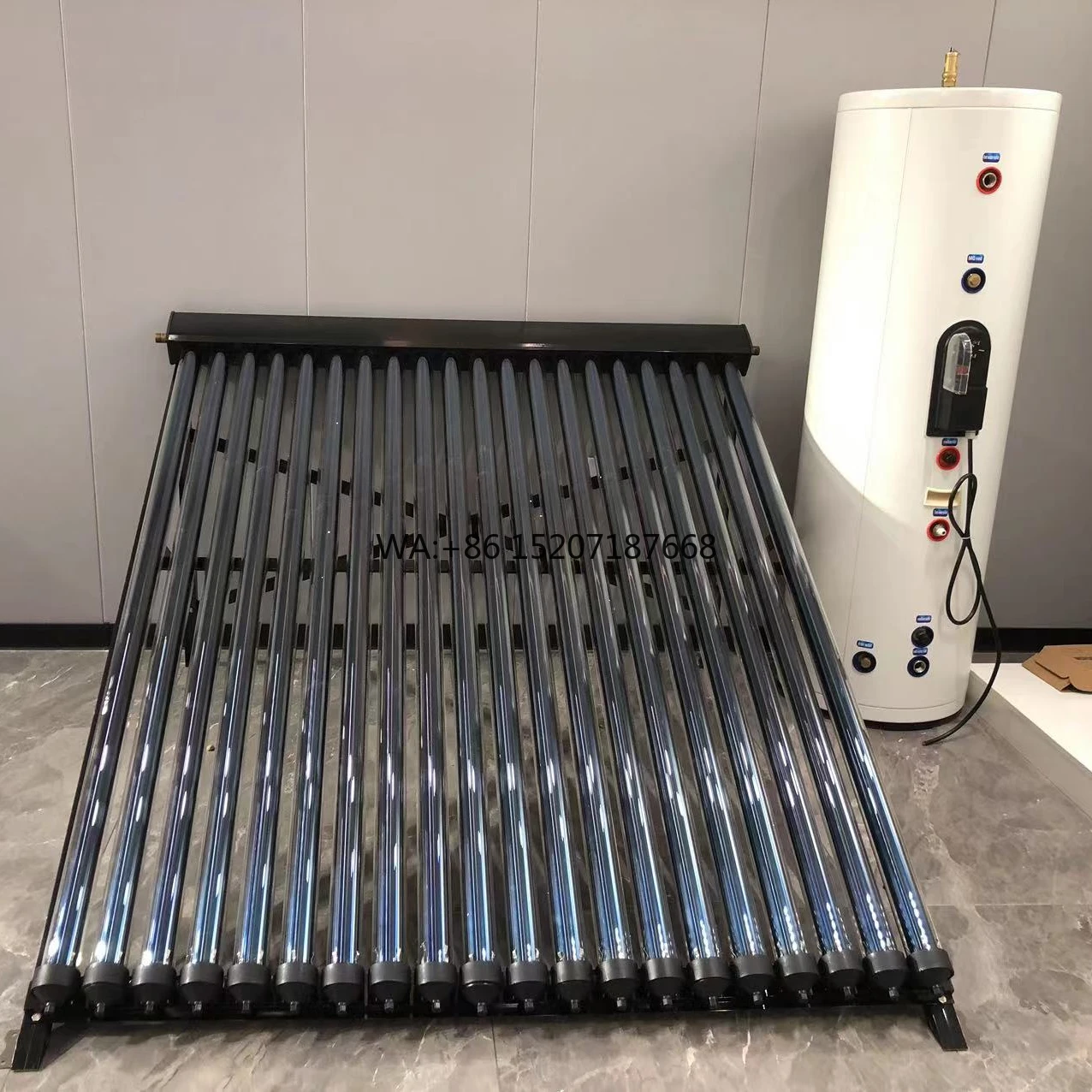 Split Solar Collector Water Heater Heat Pipe Vacuum Tube Efficient Heating  Effective Anti-freeze
