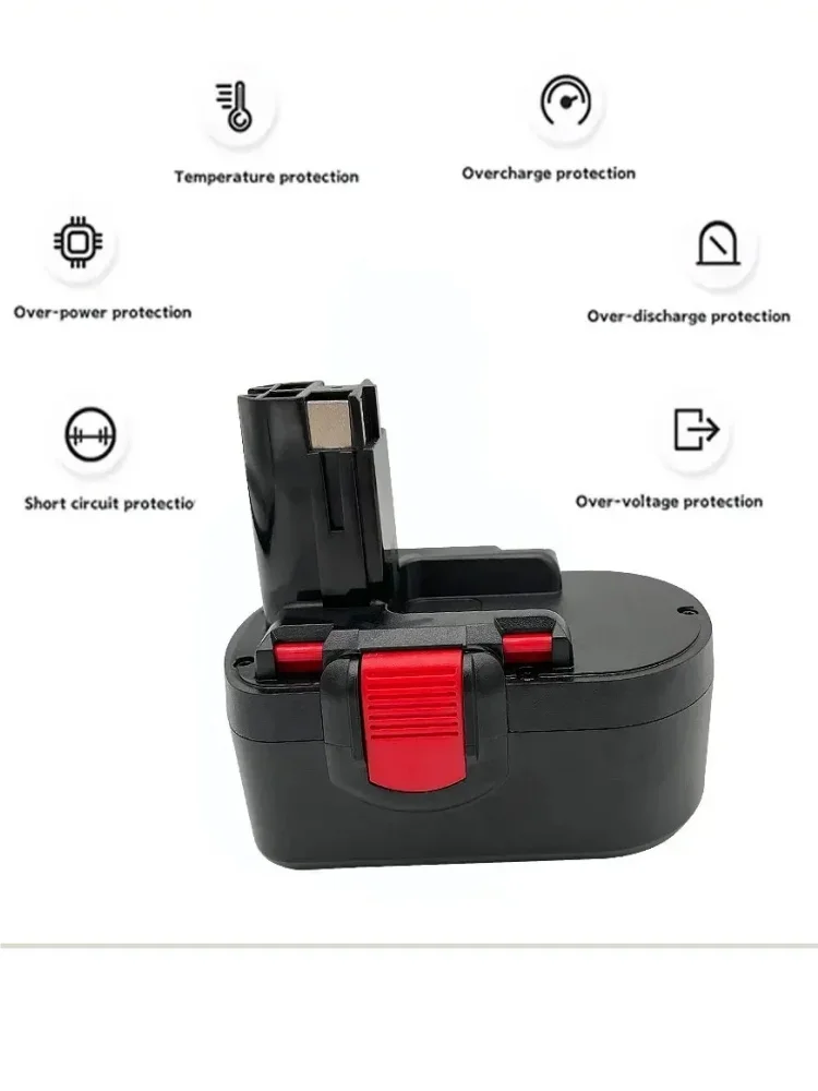 18V 4800mAh Ni-Cd Remplacement battery for Bosch BAT025 BAT026 BAT160 2607335277 2607335535 2607335735 PSR 18 VE-2 GSR 18 VE-2
