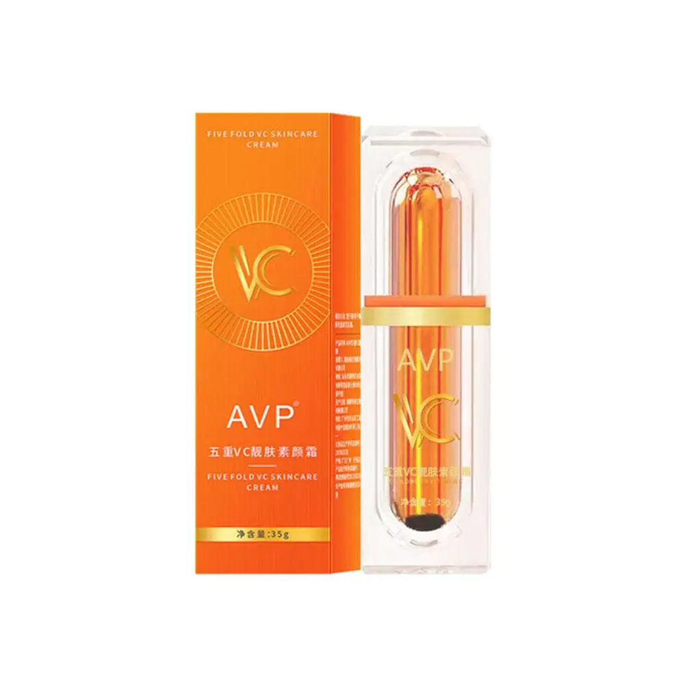 Crème pour le visage blanchissante à la vitamine C 5VC, hydratante, d'isolation, anti-âge, éclaircissante, déformable, pour la peau, W4V0