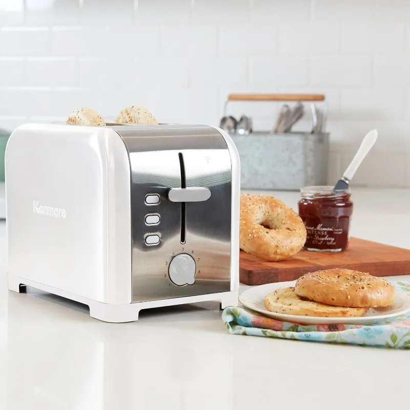 2 Slice Toaster Extra Wide Slots for Toasting Bagels Breads,9 Adjustable Shade Settings Removable Crumb Tray Defrost & Reheat