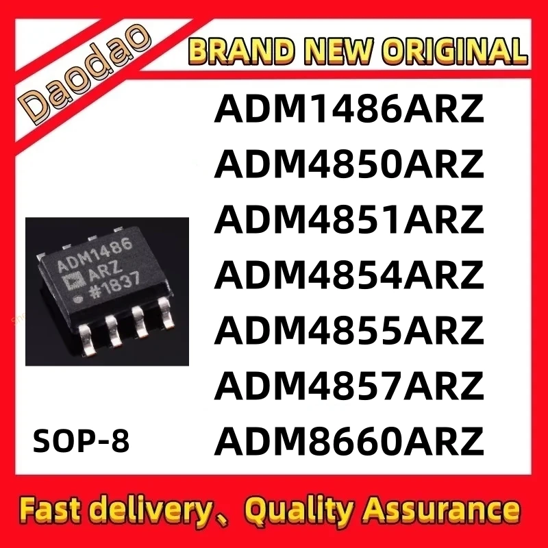 

10Pcs ADM1486ARZ ADM4850ARZ ADM4851ARZ ADM4854ARZ ADM4855ARZ ADM4857ARZ ADM8660ARZ IC Chip SOP-8