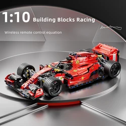 F1 RC Race Cars Building Sets MOC Remote Control Building Blocks Car Cool Collectible Model Car Kits Toys For Children Boy Gifts