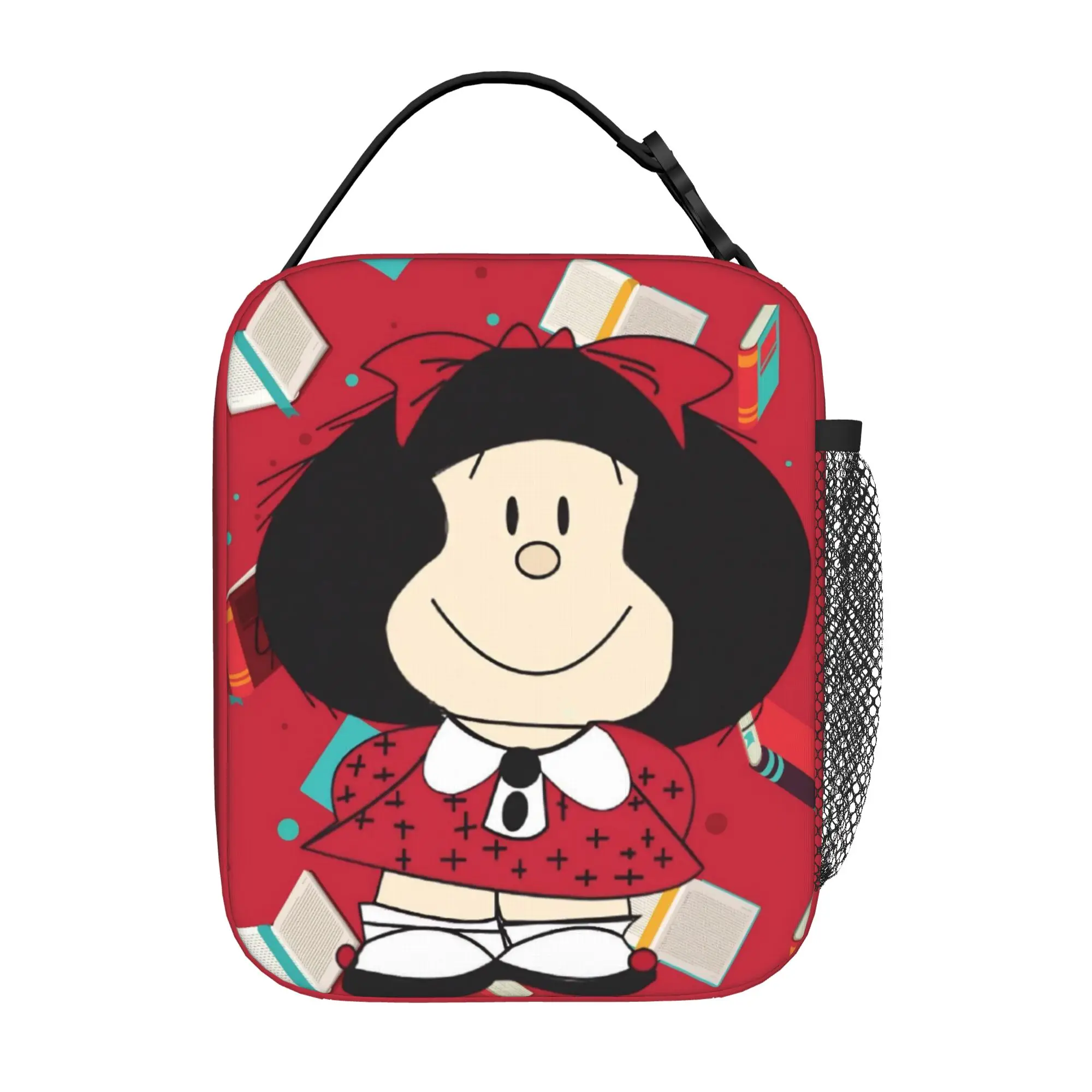 Cartoon M-Mafaldas Thermal Insulated Lunch Bag for School  Reusable Food Bag Cooler Thermal Lunch Boxes