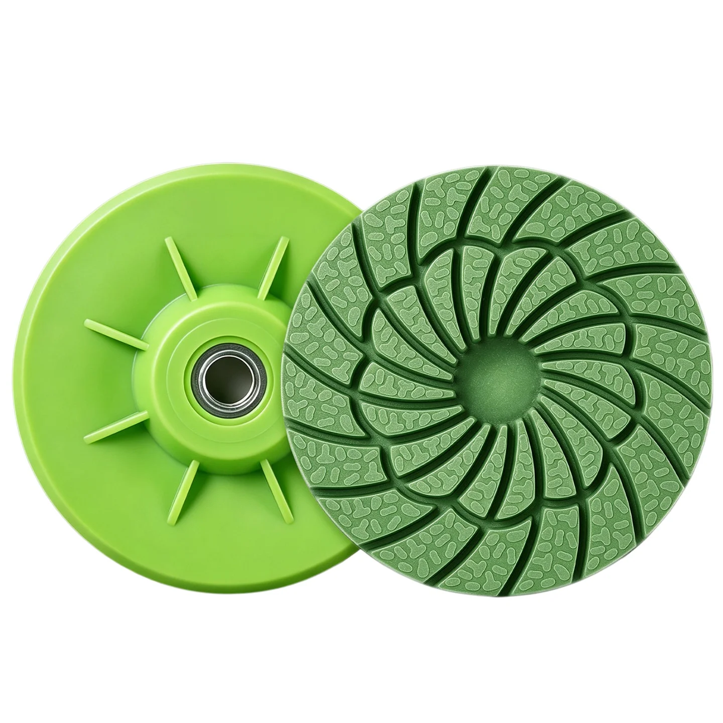 3Inch Diamond Polishing Pad 80mm M10 Thread Resin Bond Grinding Disc for Stone Tile Marble Granite Glass Edge Chamfer Polishing