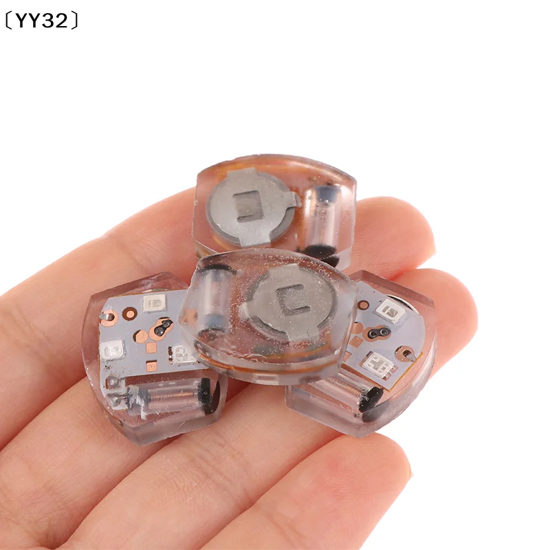 10Pcs Shoe Light Movement Collision Glow Electronics Lamp Accessories Vibrating Light Shoes Parts〔YY32〕