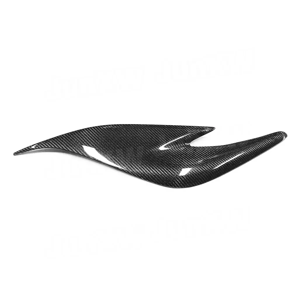 Real Carbon Fiber Car Front Bumper Head Eyelid Eyebrow Trims for Toyota Prius ZW30 JDM 2012-2015 Foglamp Eyelid Eyebrow view 3