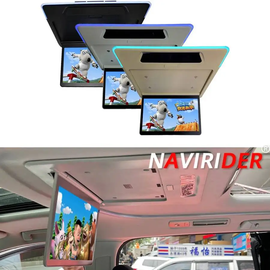 

13.3-дюймовый/15.6-дюймовый потолочный монитор для Toyota VELLFIRE Alphard 20, Alphard 30 (2008-2024), мультимедийный видеоплеер на Android 13