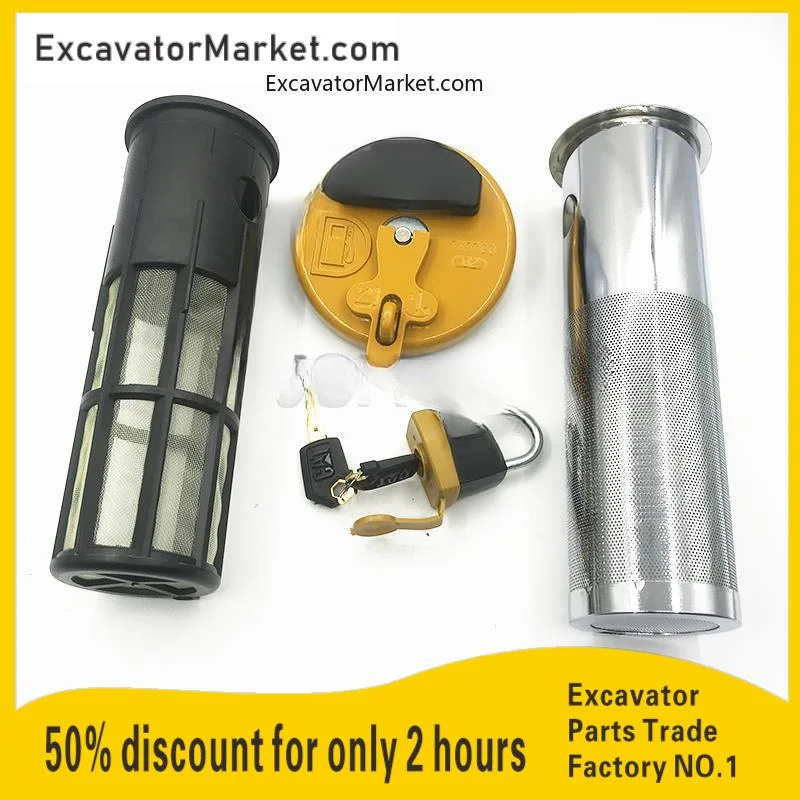 

Caterpillar E320d-c-323-325c-336d-345-349d Diesel Tank Cover Mailbox Filter High Quality Excavator Accessories