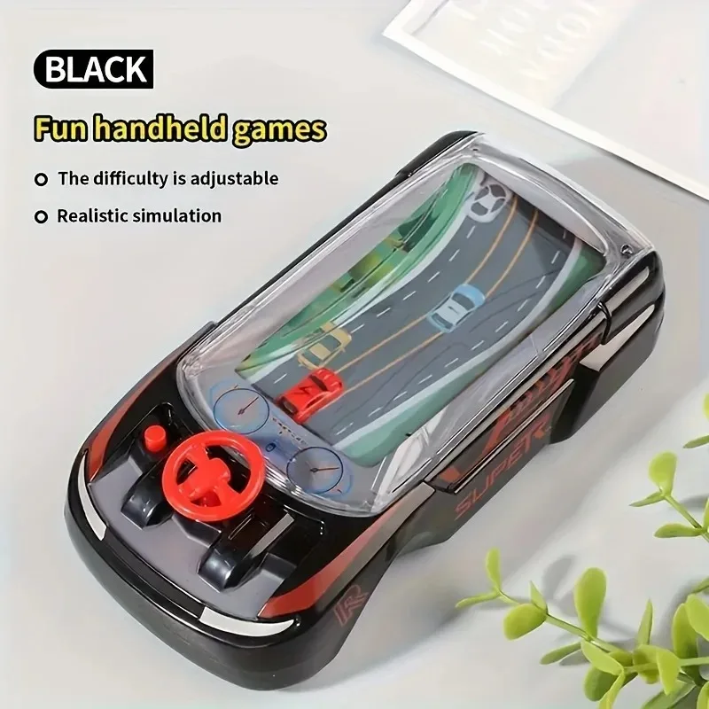 2 Player Racing Game Toy - Portable Handheld Console for Kids, Interactive Educational Car Adventure,   Children Best Birthday