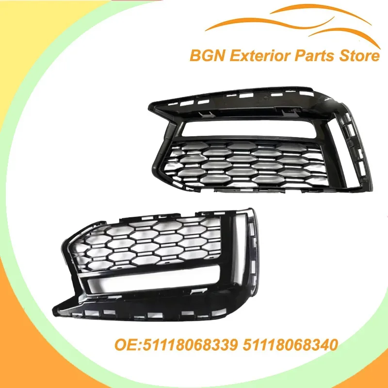 

51118068339 51118068340 1 шт. левый или правый передний бампер автомобиля, решетка противотуманной фары, рамка для BMW G30 M 5 серии 2018-2020