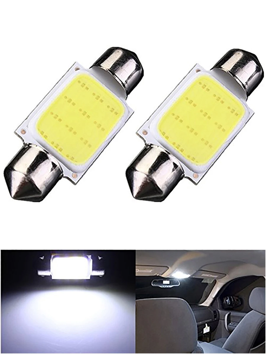 

White Cob C5W Car Auto Festoon Dome Interior Led Reading Light Lamp Map Roof Reading Bulb 31Mm Wholesale