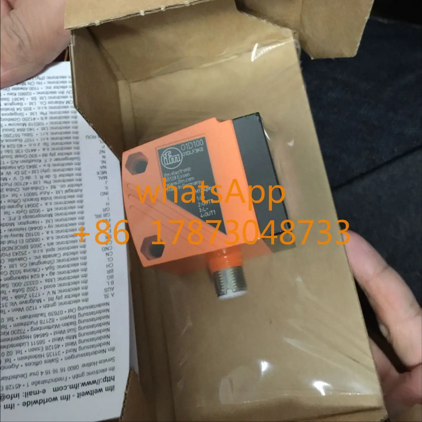 O1D100 O1DLF3KG/IO-LINK IFM Photoelectric Distance Sensor New Original Laser sensors