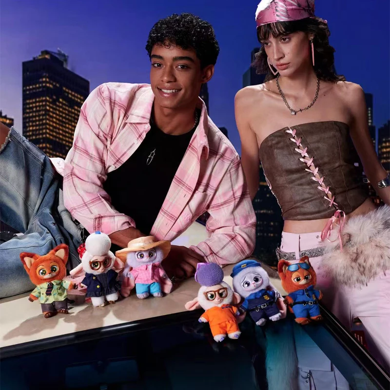 Original Disney Zoo Vinyl Plush Doll Blind Box Series Judy Nick Animation Plush Doll Scarce Style Best Gift  surprise box