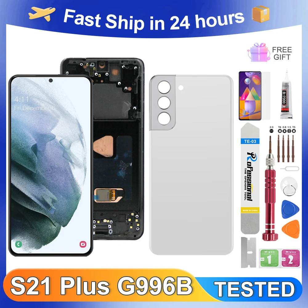 OEM S21 Plus 6.7''For Samsung For  S21+ 5G G996B G996U G996W LCD Display Touch Screen Digitizer Assembly Replacement