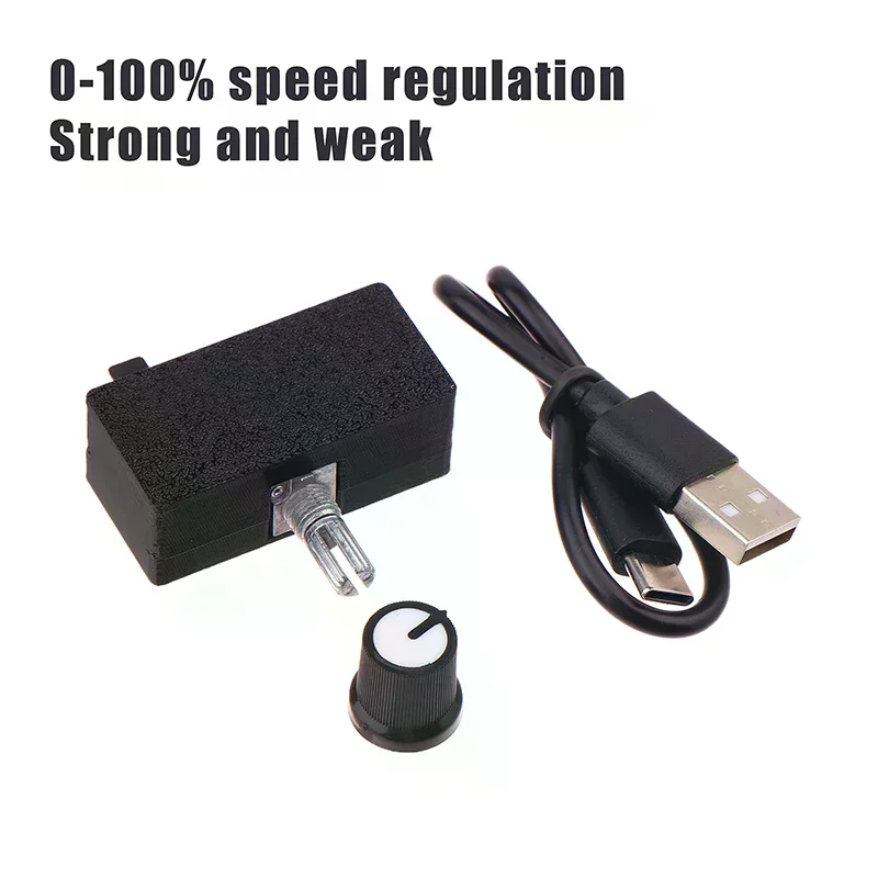DC12V PWM 4-Pin Fan Speed Controller Type-C USB Power Supply DIY Water-cooling Cooling Pulse Width Modulator