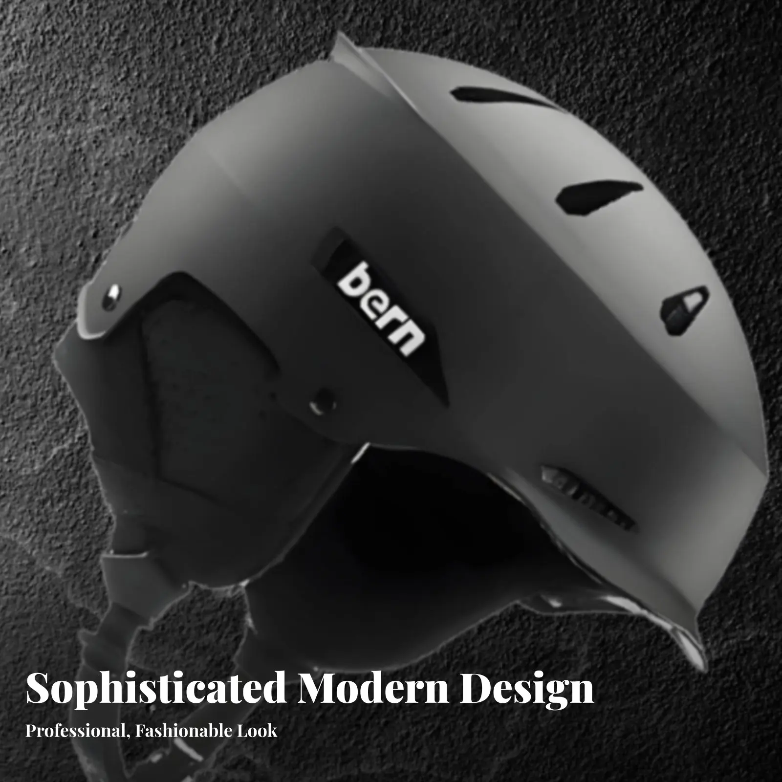 

Hendrix MIPS Snowboard Helmet, Adult Protective Gear, Thinshell Ribtech Foam Liner, BOA Adjustment, Unisex, Matte Black/Sleek