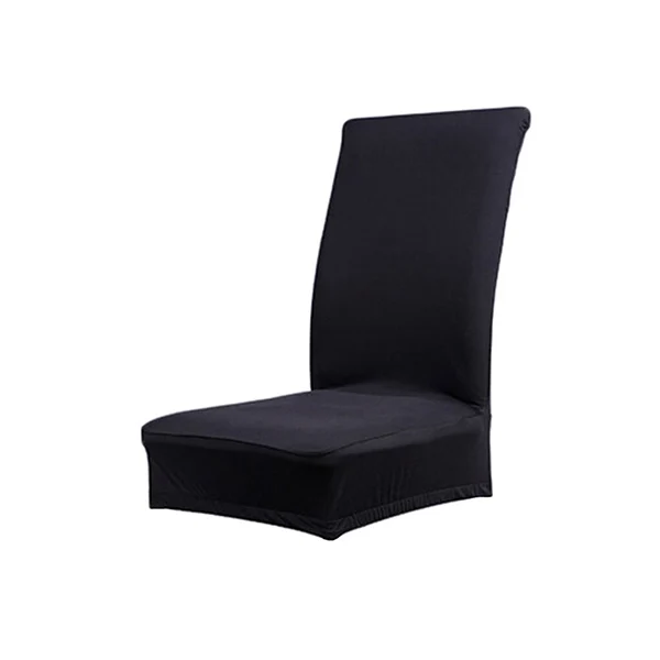 

Dining Chair Cover Washable Removable Polyester Spandex Case Slipcover Black Fits 90Pc Chairs Machine Wash Cold Tumble Dry Low