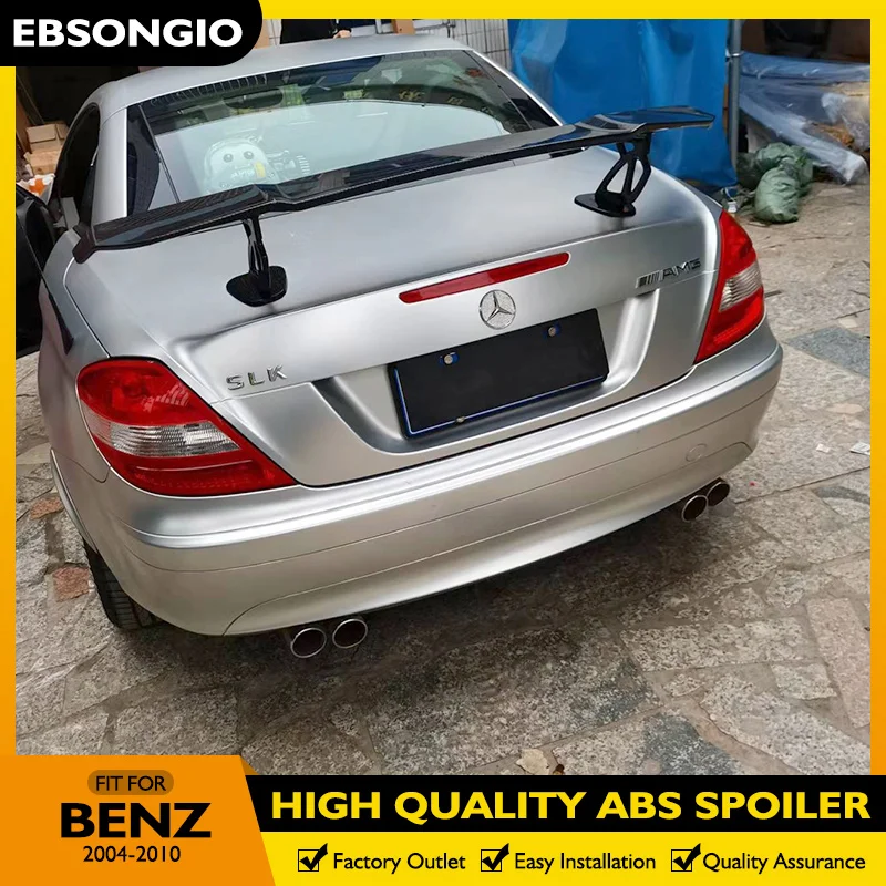 

CARBON FIBER REAR TAIL WING TRUNK LIP SPOILER FOR Mercedes Benz SLK R171 R172 SLK200 SLK250 SLK300 SLK350 SLK55 2004-2022