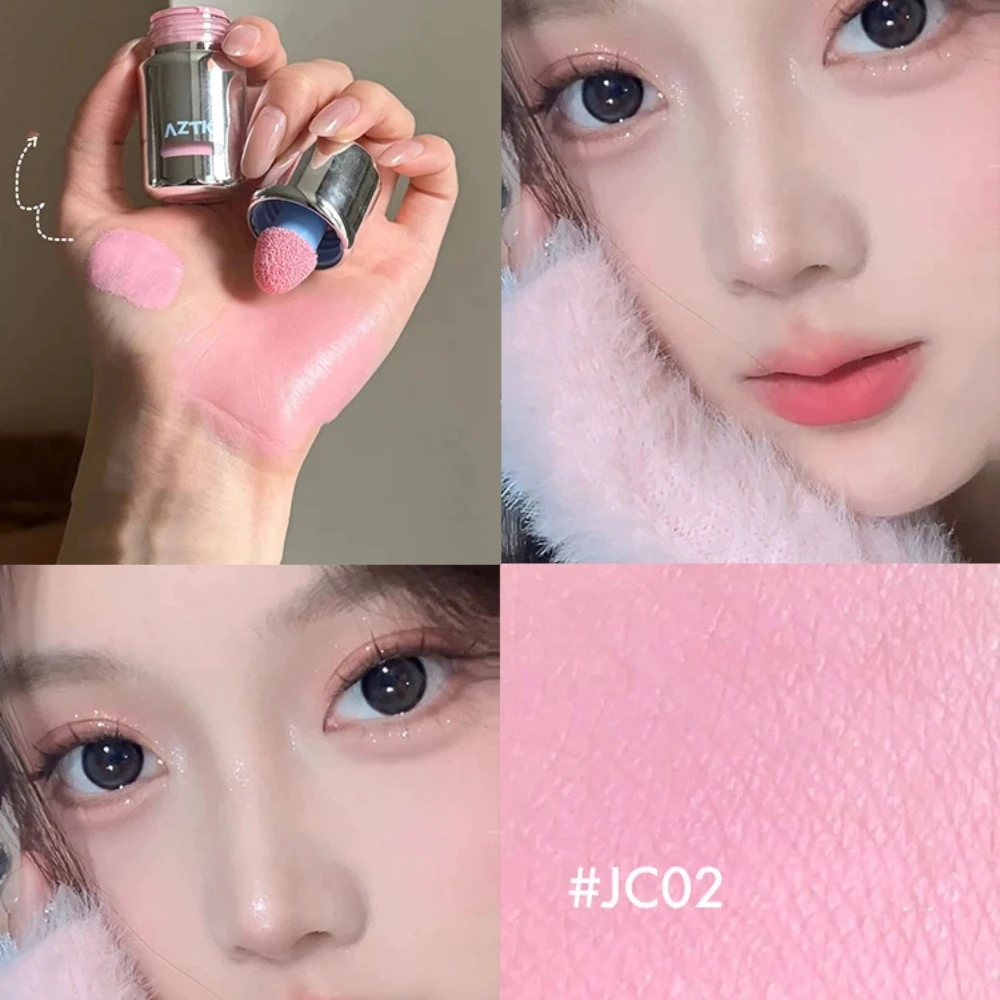 AZTK 블러셔 컬러 페이스 메이크업 리퀴드 블러쉬 모이스처라이저 롱래스팅 아이섀도우 뷰티 볼륨업 치크 틴트 화장품