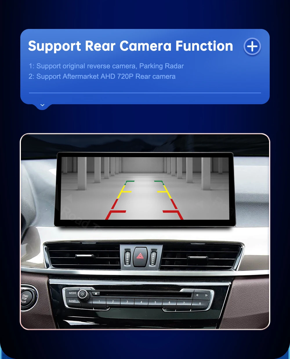 Road Top Linux Display Multimedia Player für BMW X1 F48 2015-2022 NBT EVO GPS Carplay Touchscreen – Detail 15