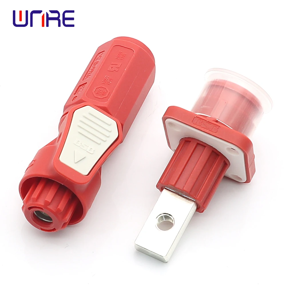 High Voltage Battery Energy Storage Connector Straight Plug Terminal 80/100A