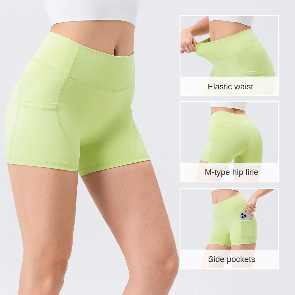 شورت اليوغا النسائي شورت الجري الضيق عالي الخصر شورت رياضي للياقة البدنية مناسب لفستان التنس وما إلى ذلك 42456
