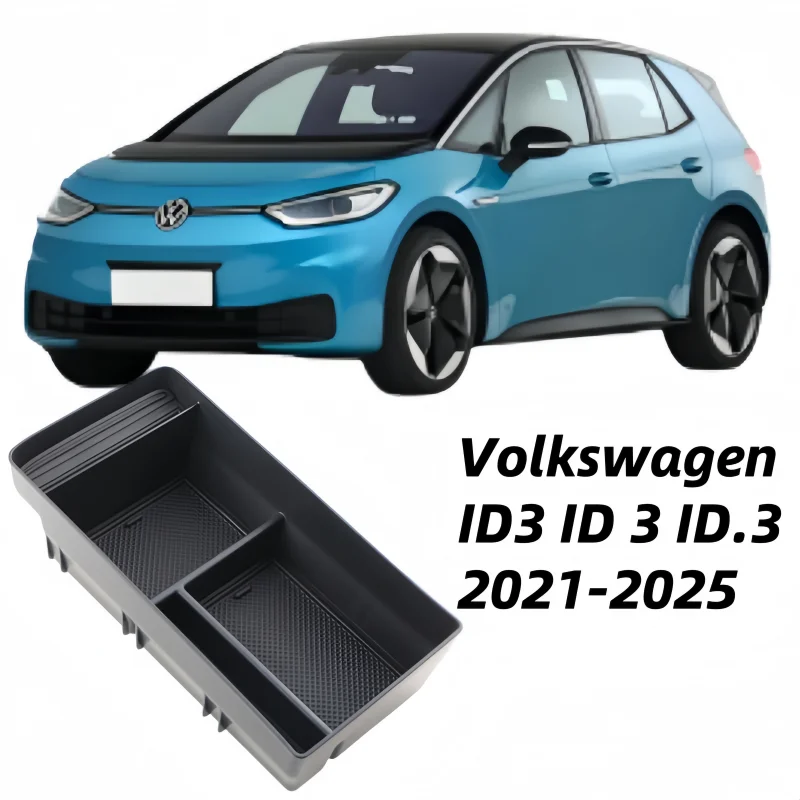 

Armrest Box Storage Box For Volkswagen VW ID.3 ID3 2021-2025 Car Central Armrest Storage Box Content Center Console