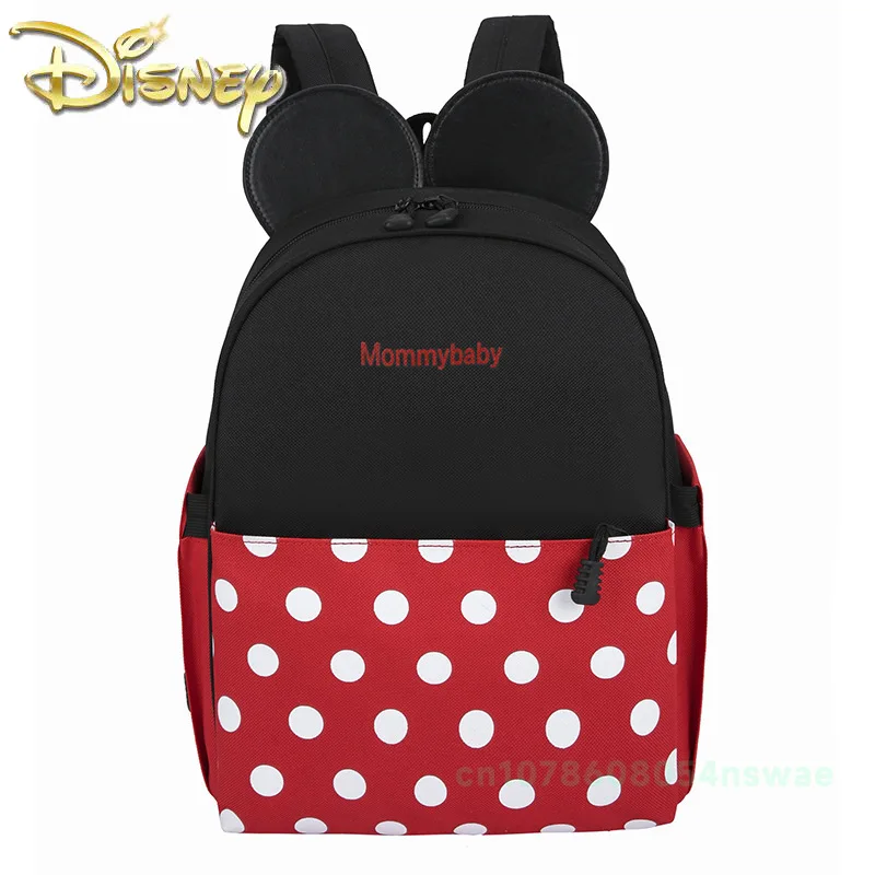 

Disney Mickey New Diaper Bag Backpack Cartoon Cute Baby Bag Fashion Trend Baby Diaper Bag Storage Backpack Large Capacity