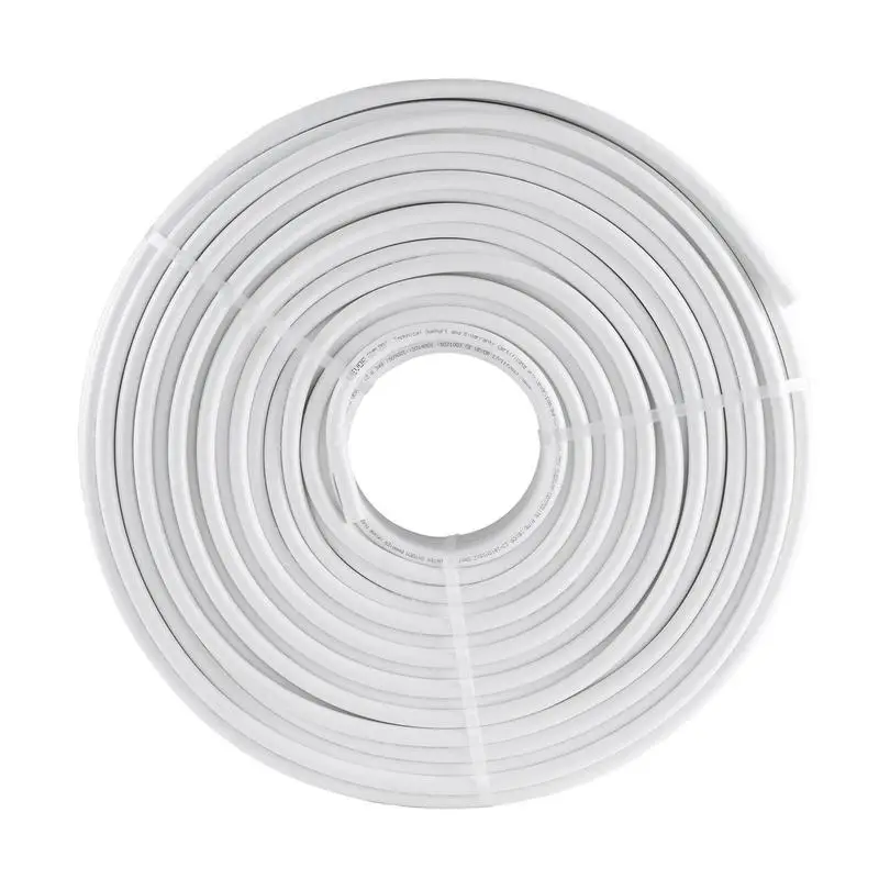 Aluminum composite pipe, 200 m, white, PEX pipe, aluminum multilayer composite pipe, MV pipe, multilayer pipe, ideal for underfloor heating and radiator connection, aluminum composite pipe