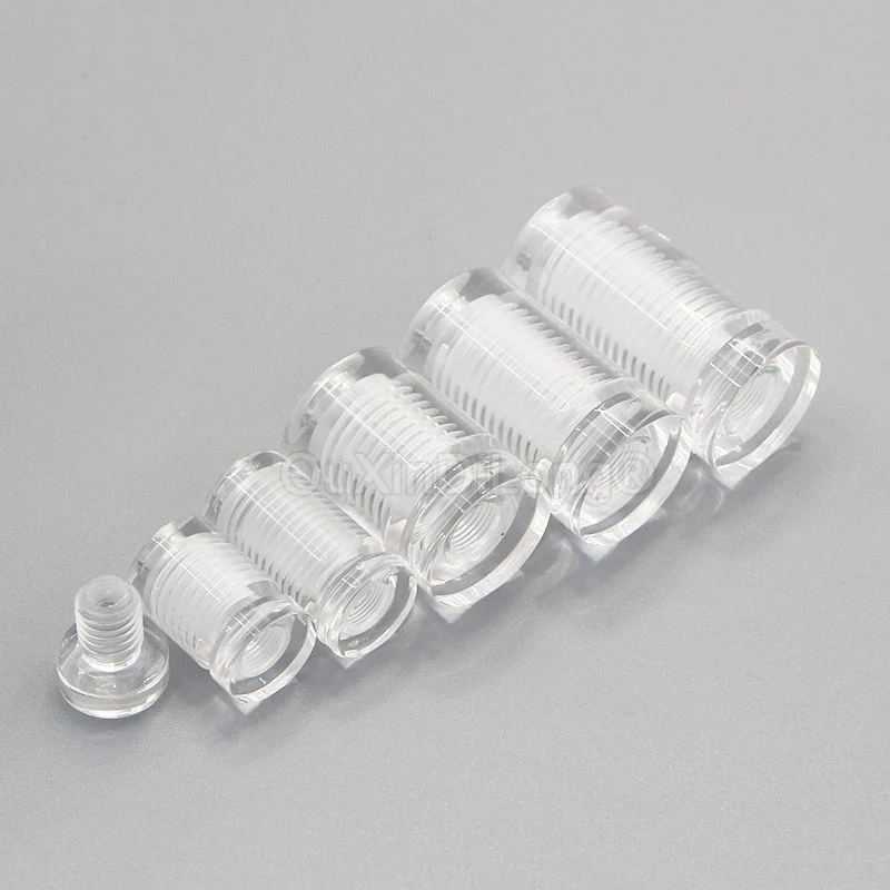 50PCS Acrylic Standoff Screws Clear Sign Standoffs Wall Standoff Mounting Hardware Advertising Standoff Nail FG1438