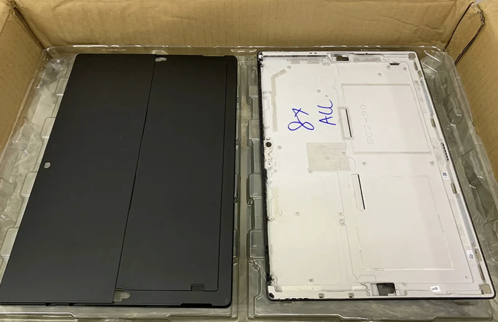 

For Microsoft surface pro 6 Back Cover Housing Rear Housing Chassis frame bezel replacement repair part black color