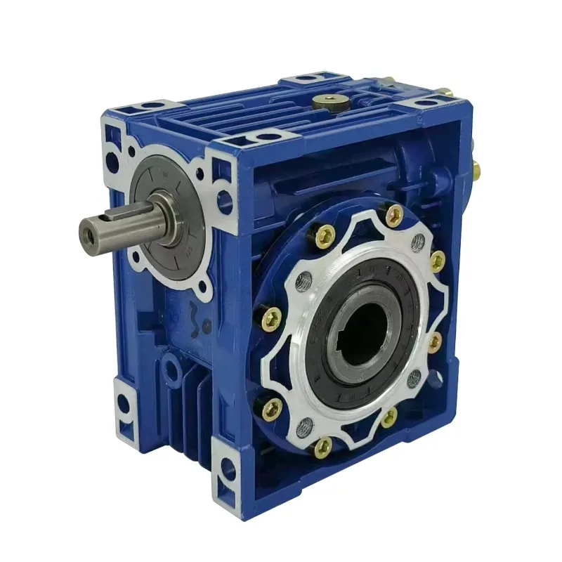 

High Efficiency NMRV030 Worm Gear Reducer 50-100 Head Ratio for Food Machinery Speed Reducers