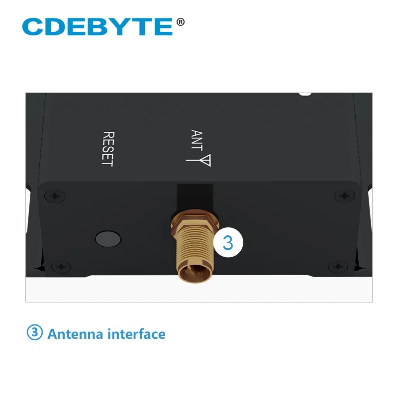 Imagem -04 - Ethernet Modbus 433mhz 1w Iot Uhf Longo Alcance 3km Transceptor sem Fio Módulo rf 433mhz Transmissor Receptor E90-dtu 433c30e