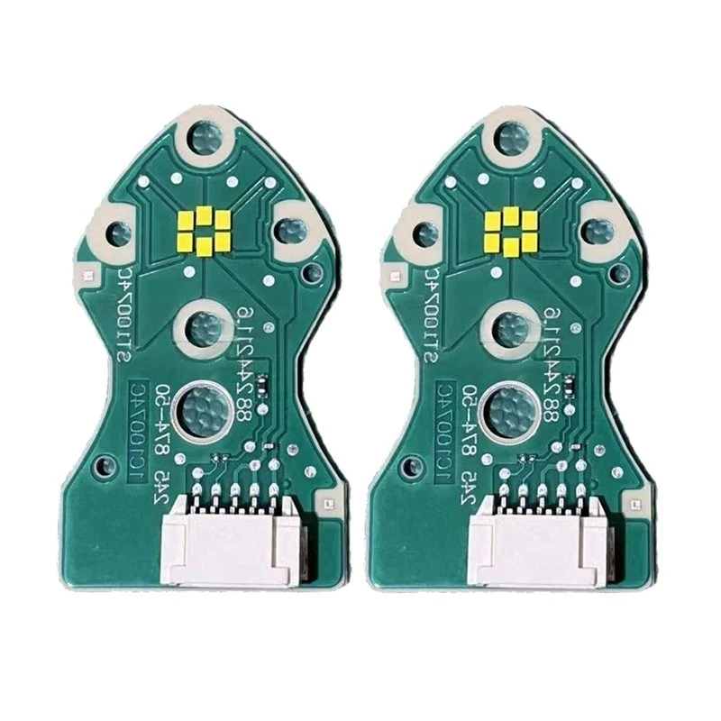 【STABLE QUALITY】 2Pcs Front LED Daytime Running Lights Chip Board Lemon Yellow Light Source For Tesla Model 3 Angel Eye Light