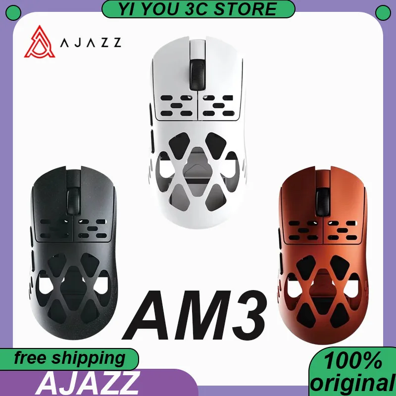 

AJAZZ AM3 Pro Max Gaming Mouse Wireless Tri-mode Magnesium Alloy PAW3950 Ultra-lightweight 8K Customized PC Gaming Mouse Laptop