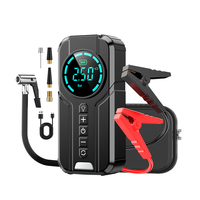 Wireless Car Jump Starter Air Pump Air Compressor Power Bank 4 in 1 10KmAh Car Battery Starter Starting Auto Tyre Inflator