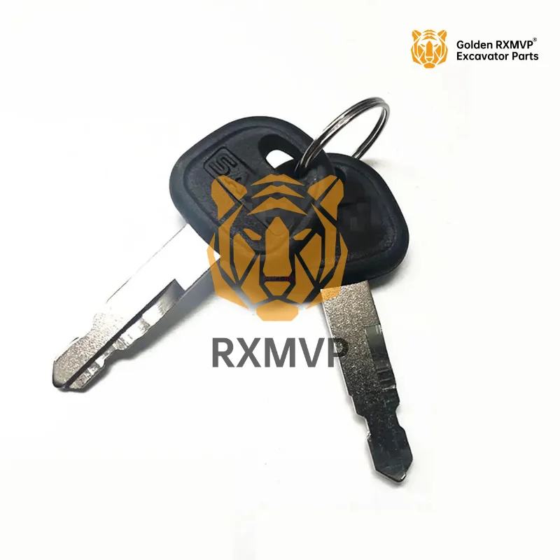 Excavator Original Key Ignition Key Excavator Accessories For Sany Sy 65 75-9 135-8 V