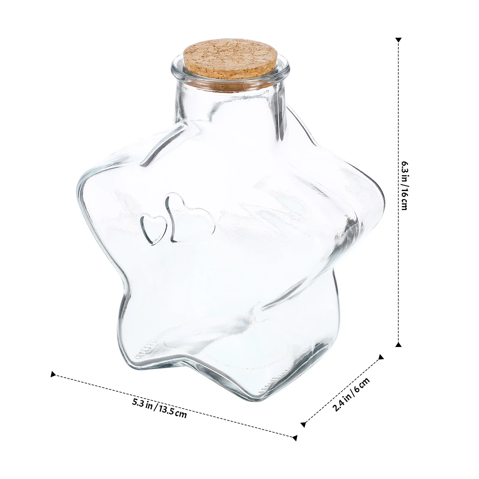 Origami Star Glass Jar Bottles Jars Paper Crafts Romantic Gifts for Him Wishing Strip Shaped