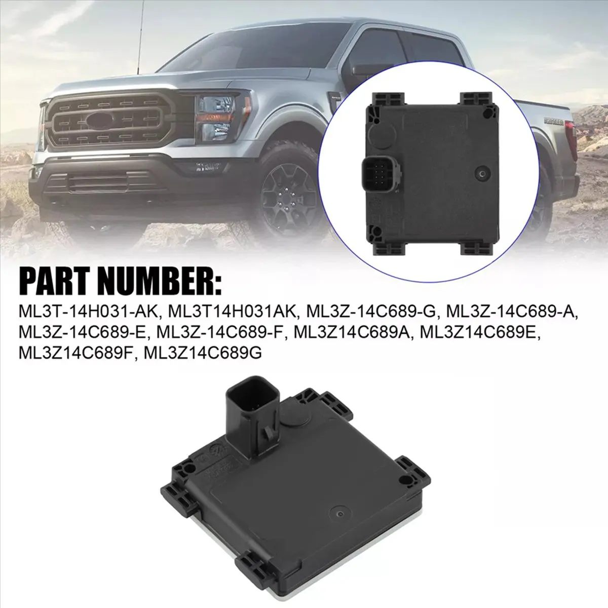 Супер-скидка: Датчик мониторинга слепых зон ML3T-14H031-AJ для Ford Mustang Mach-E 2021-2023, модуль датчика слепых зон ML3T14H031AJ