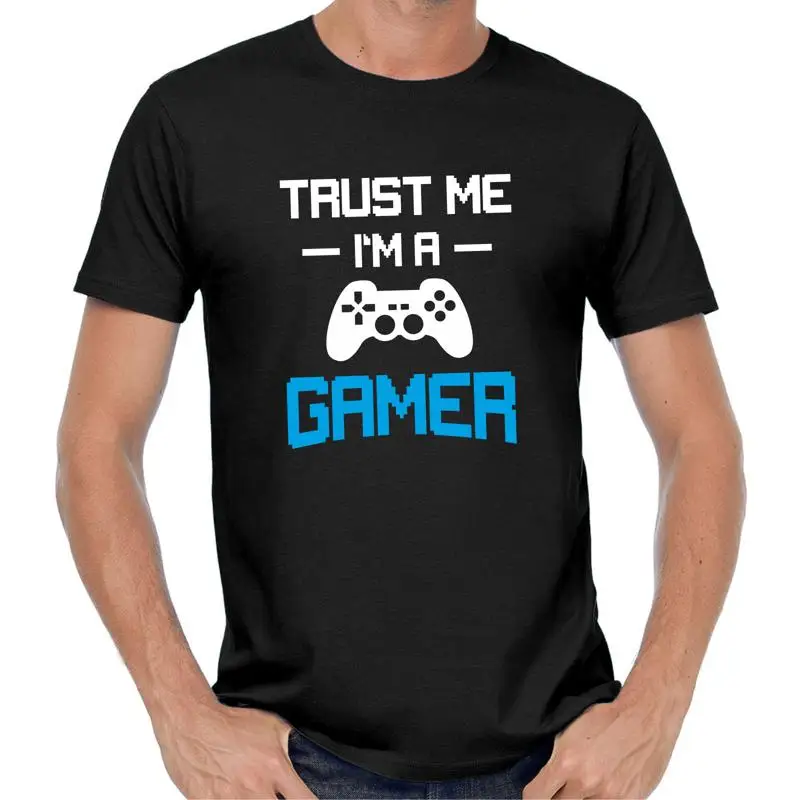 Футболка Trust Me I m A Gamer Gaming Im Player Nerd Addicted Comedy Fun Sayings