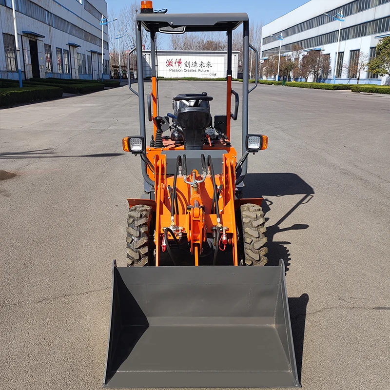 

Customized Wholesale New Loading Transportation Tool 400 KG Mini Loader Farm Use 4×4 Wheeled Small New Energy Electric Loader