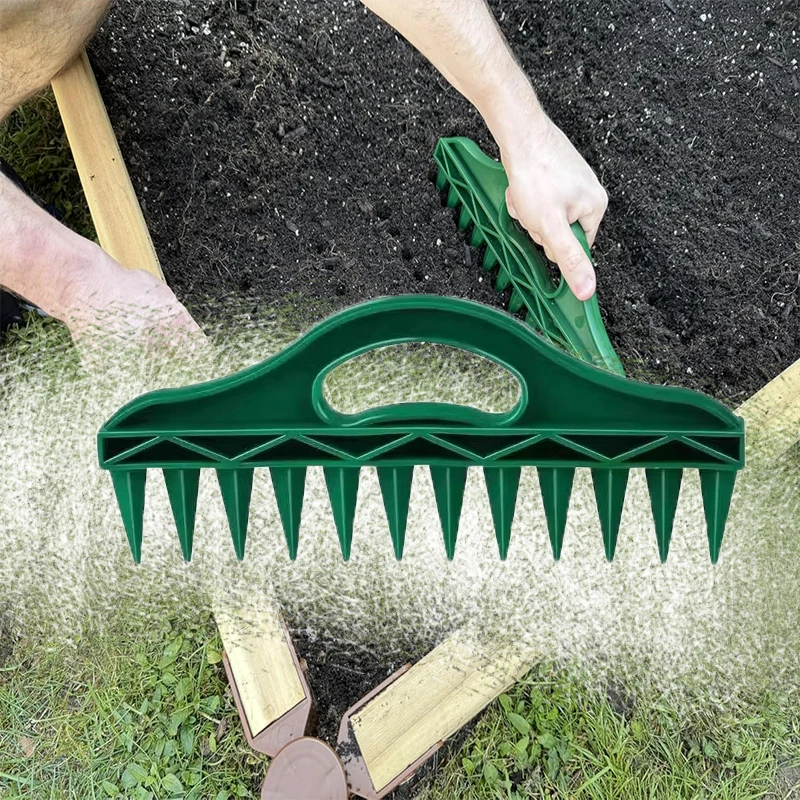 

New Sale Seeds Spreader Seed In Gardening Manual Soil Portable Seeds Spacer Soil Puncher For Planting Seeds Soil Loosening