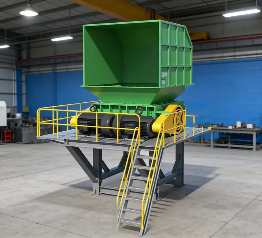 Heavy Duty Scrap Metal Shredder Powerful Industrial Crusher For Iron Sheet Aluminum Alloy Metal Waste Recycling
