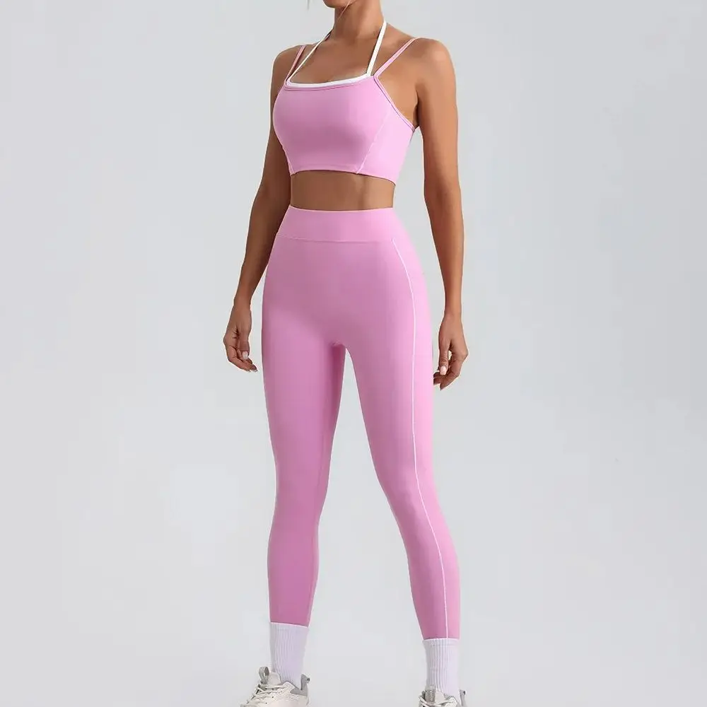 Mulheres leggings de yoga com bolsos ginásio esportes atléticos leggins calças de treinamento elástico treinamento treino exercício collants ternos