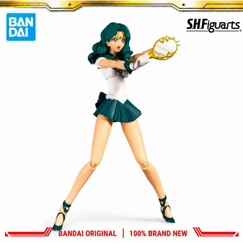 

In Stock Bandai Original S H Figuarts Sailor Moon Michelle Kaioh Action Figure Model Doll Brand New Boxed Anime Characters Toys