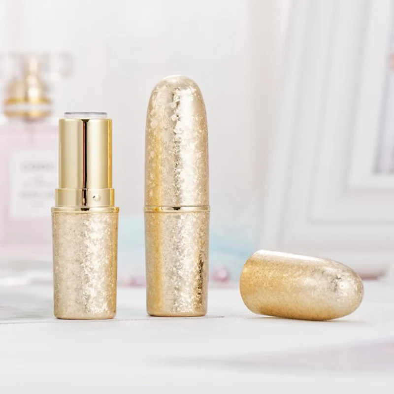 ● Tubo de lápiz labial redondo vacío de 12,1mm, contenedor de bálsamo labial, carcasa de lápiz labial rellenable, herramienta cosmética de embalaje, 1 Uds.