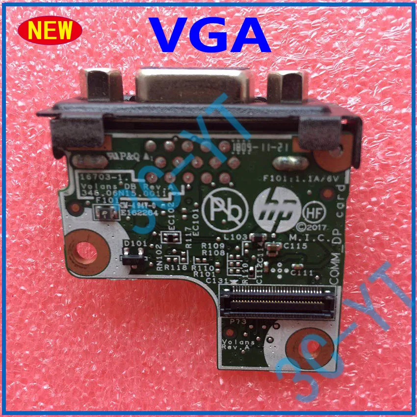 1PCS New Laptop VGA HDMI Type C Board For HP 400 600 800 G3 G4 G5 DM SFF 906318-002 906321-001 Connectors