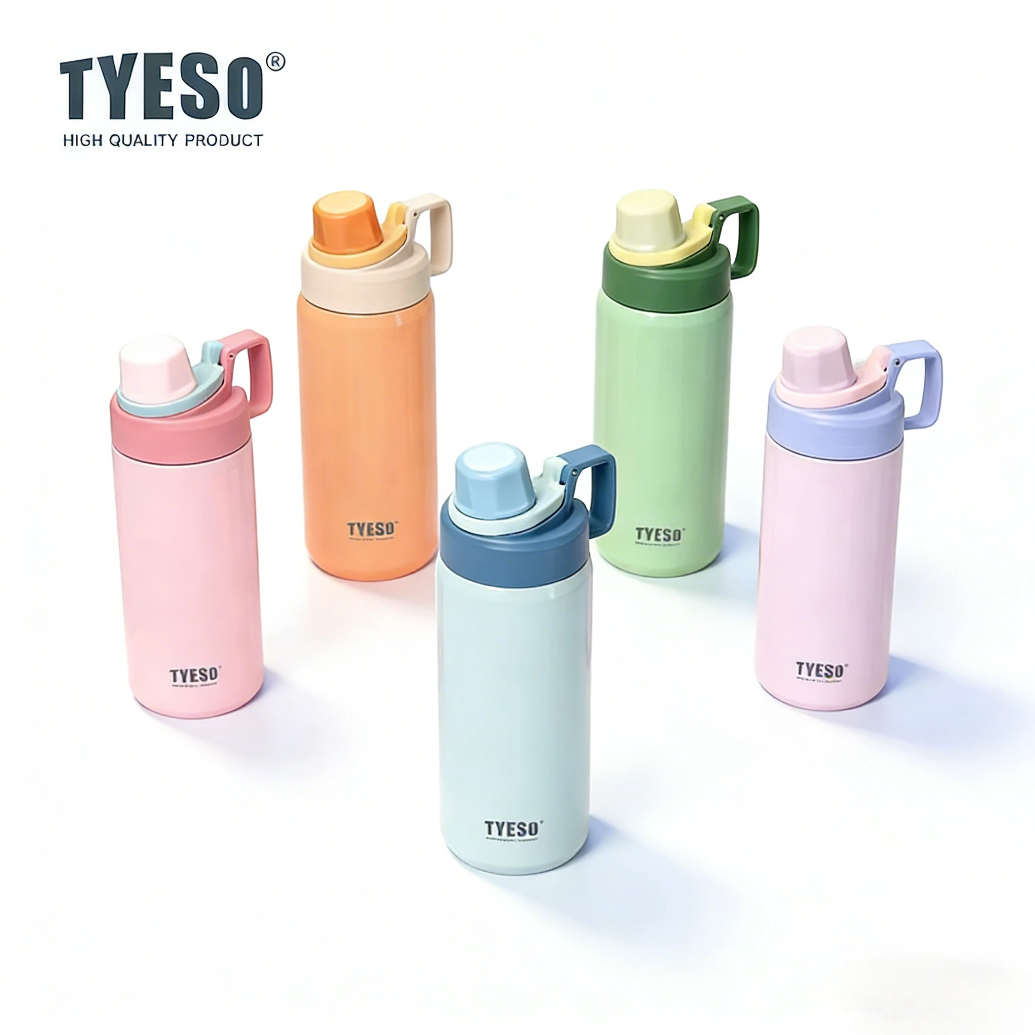 

Tyeso 750ML Vacuum Flasks Sports Water Bottle Insulated Leak-Proof Fitness Flask for Outdoor Workouts Travel Portable Drinkware